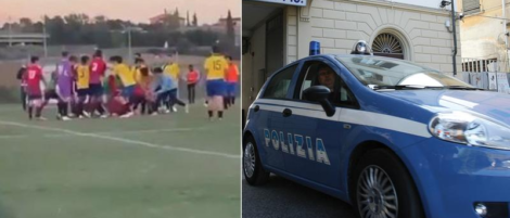 Rissa e violenza fra giovanissimi: partita di calcio termina in rissa.